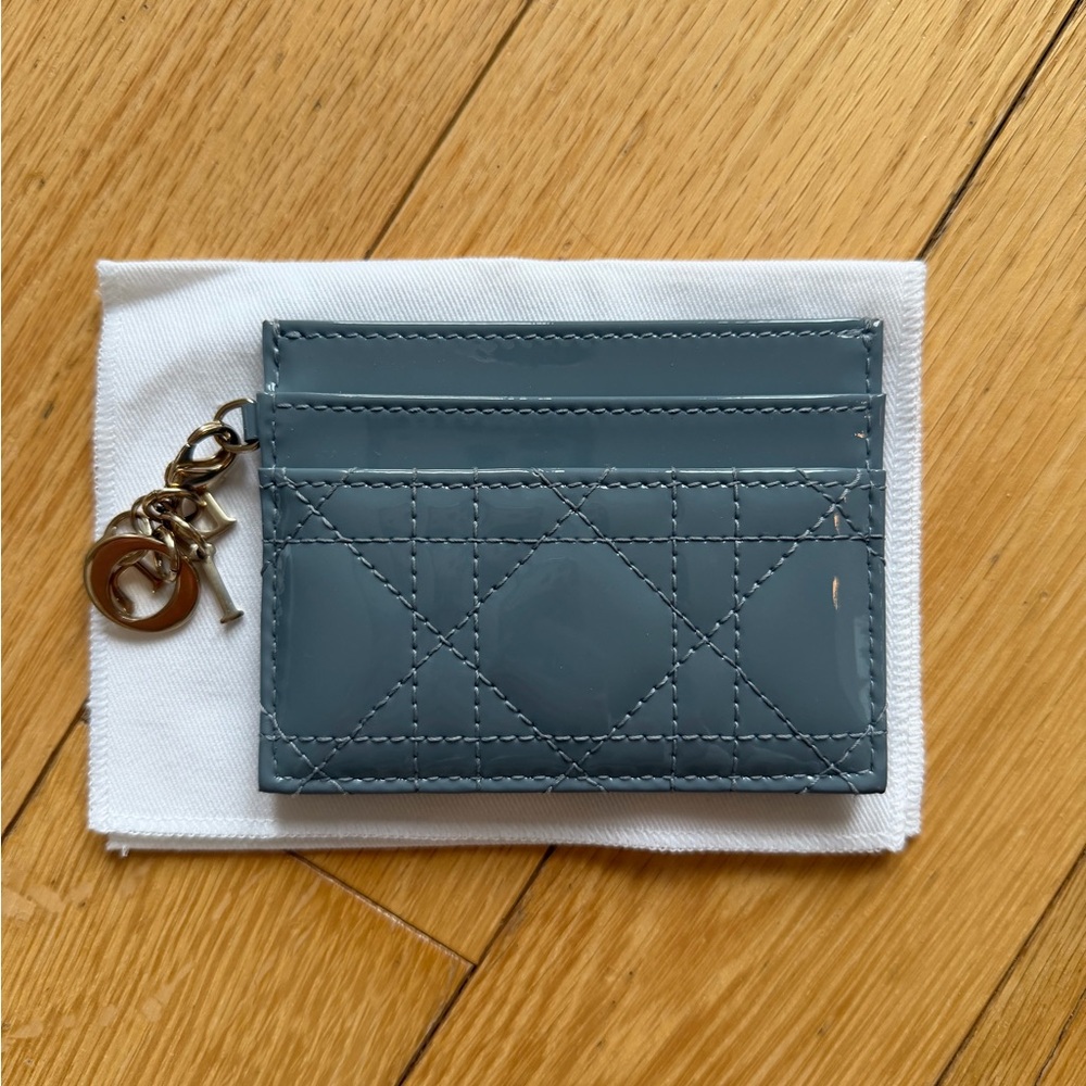 Lady Dior Freesia Card Holder